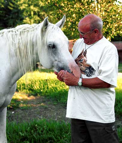 Don Manuel mit Gamal Ibn Gamed